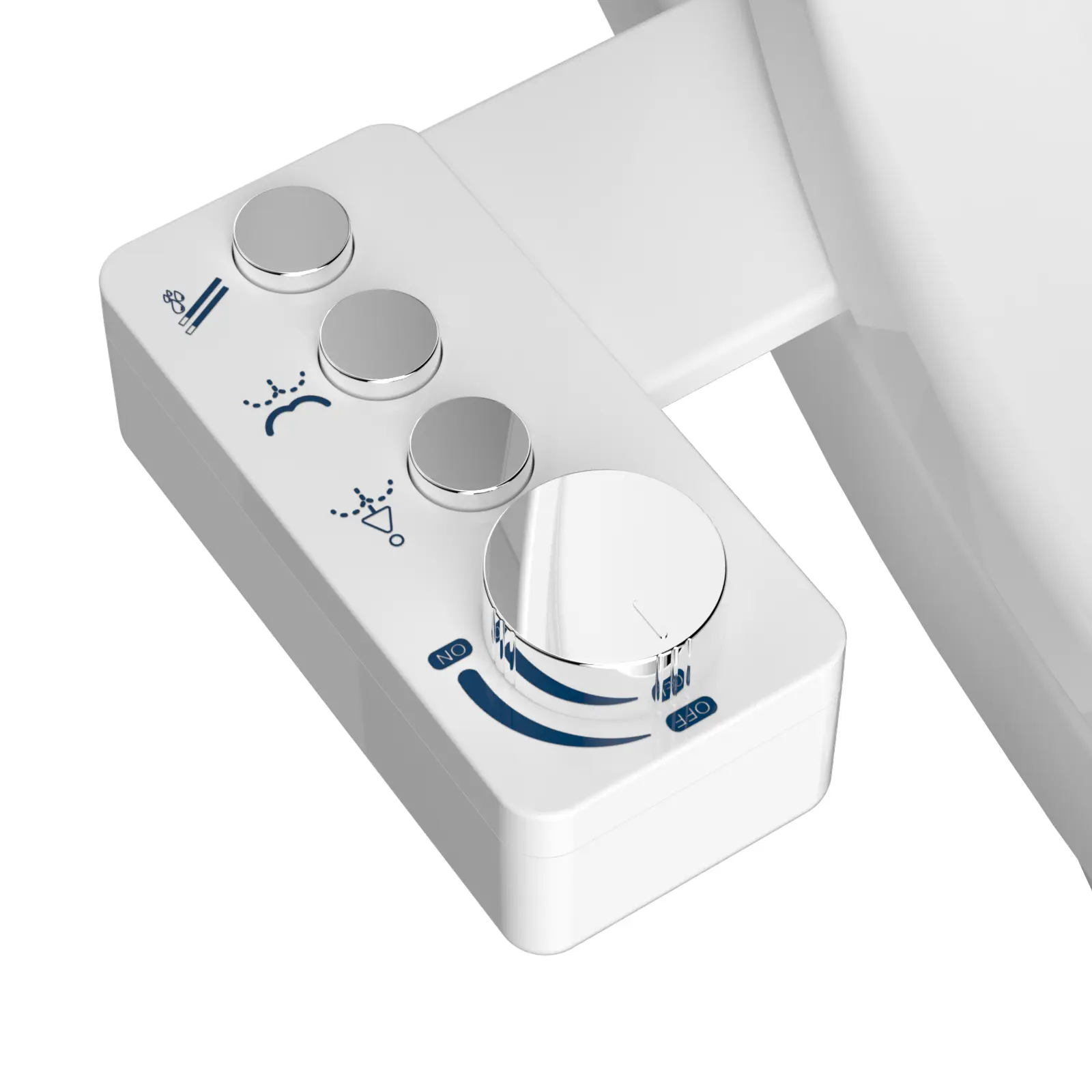 Hibbent Bidet Attachment for Toilet Seat Non Electric Bidets Self Cleaning Sprayer | Dual Nozzle Water Pressure Bidet with Rear/Feminine Wash Spray-Adjustable Bidets Wash Butt Cleaner for Bathroom
