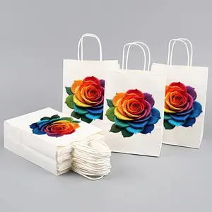 Premium Extra Large Thick Gift Bag, Vibrant Colorful Pattern Paper Bag, Perfect for Holidays, Parties, Weddings, Birthdays, Easter