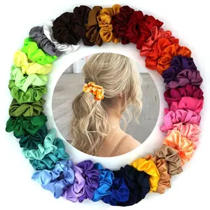 10 Pcs Hair Scrunchies Velvet Elastic Hair Bands Scrunchy Hair Rope Band 10 Pack Does not apply