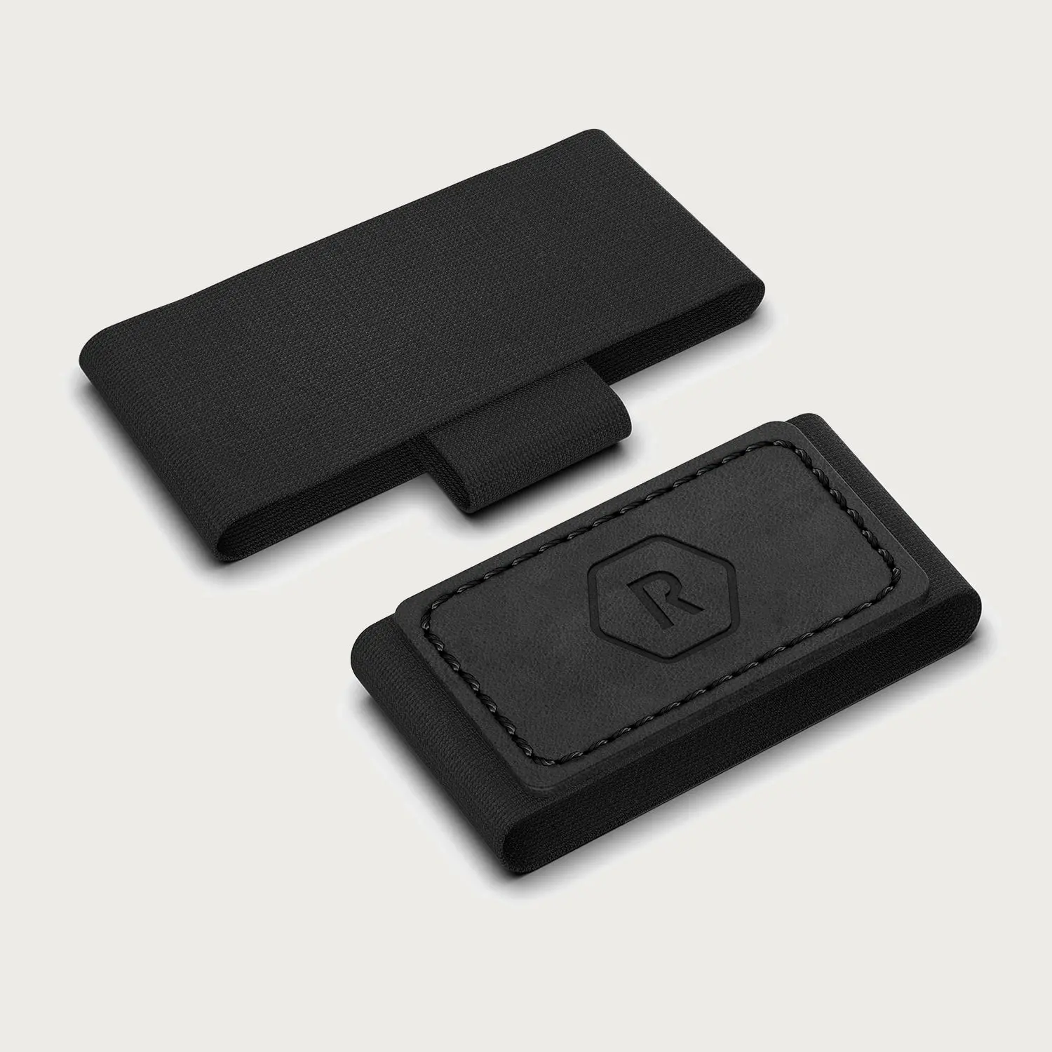 Leather Cash Strap - Midnight Black