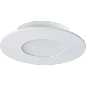 4 Inch Slim Surface Mount LED Downlight with Selectable CCT, 700 Lumens, Wet Location-Listed - JBD4079FS1EWH-CA