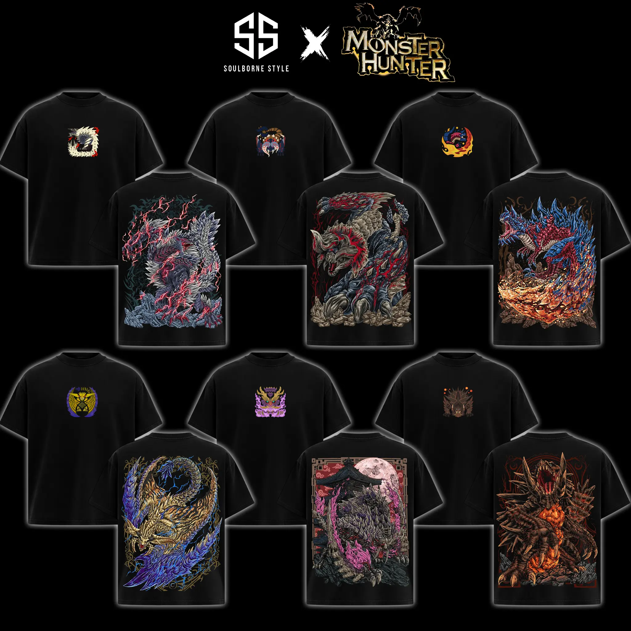 [Soulsborne Style Collection] Vintage Edition Monster Hunter Wilds 4.0 Unisex Comfort Colors T-shirt, Action RPG Gaming Apparel, Game Shirt, Video Game Clothes, Boy Merch, Gift For Him, Gift For Her, Cotton Crewneck Top Clothes Streetwear