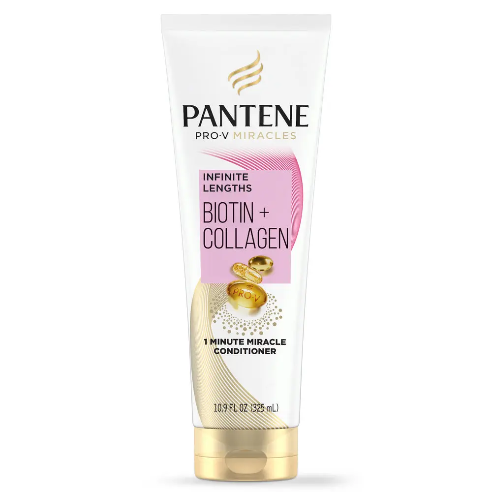 Pantene Pro-V Miracles Infinite Lengths Biotin + Collagen 1 Minute Miracle Conditioner 10.9 FL OZ