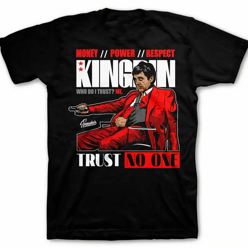 Pair it with the Jordan 4 "Red Thunder - Crisis of Trust" themed sports T-shirt, a stylish street-style personalized top available in both men's and women's versions, featuring a crew neck and short sleeves.