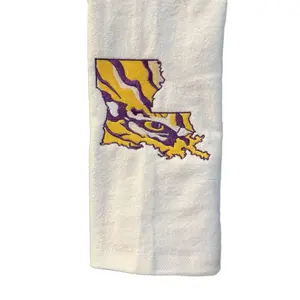 Embroidered hand towel- LA tiger
