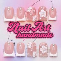 White French small flower middle finger engraving