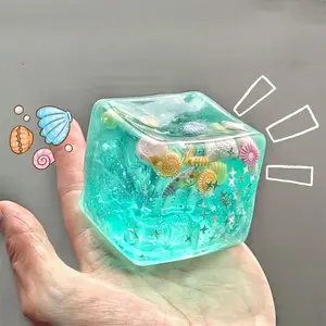 Ocean Shell Squeeze Balls Set, Stress Relief Toy for Students and Office Workers, PVC Material, Perfect Birthday Gift, Anxiety Relief, Desk Decor