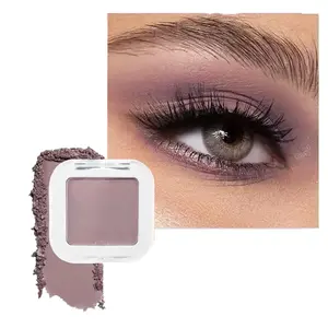 Vanilla Nude Beige Neutral Powder Matte Single Eyeshadow, Pigmented Waterproof Monochrome Eye Shadow for Older Women, Lightweight Blendable