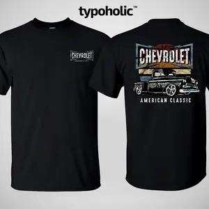 Chevrolet American Classic T-Shirt/Hoodie , Truck Shirt, 100% Cotton, Made in USA - Top, Menswear Streetwear