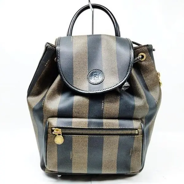 Pre-owned Celine Other Backpack Fendi Bag Brown PVC 12677734247/240340
