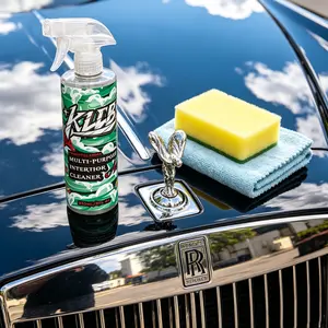 Multi-Purpose Car Interior Cleaner (250ML)-WithSponge &Towel for Easy Cleaning