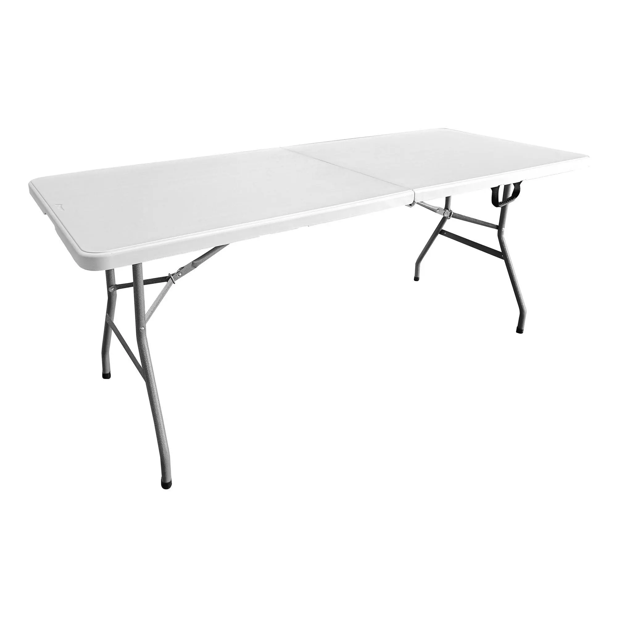 Techni Home 6' Granite White Folding Table W/Easy-Carry Handle