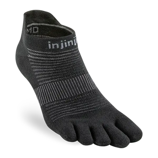 Injinji Run Lightweight No-Show in Black Injinji Run Lightweight No-Show in Black