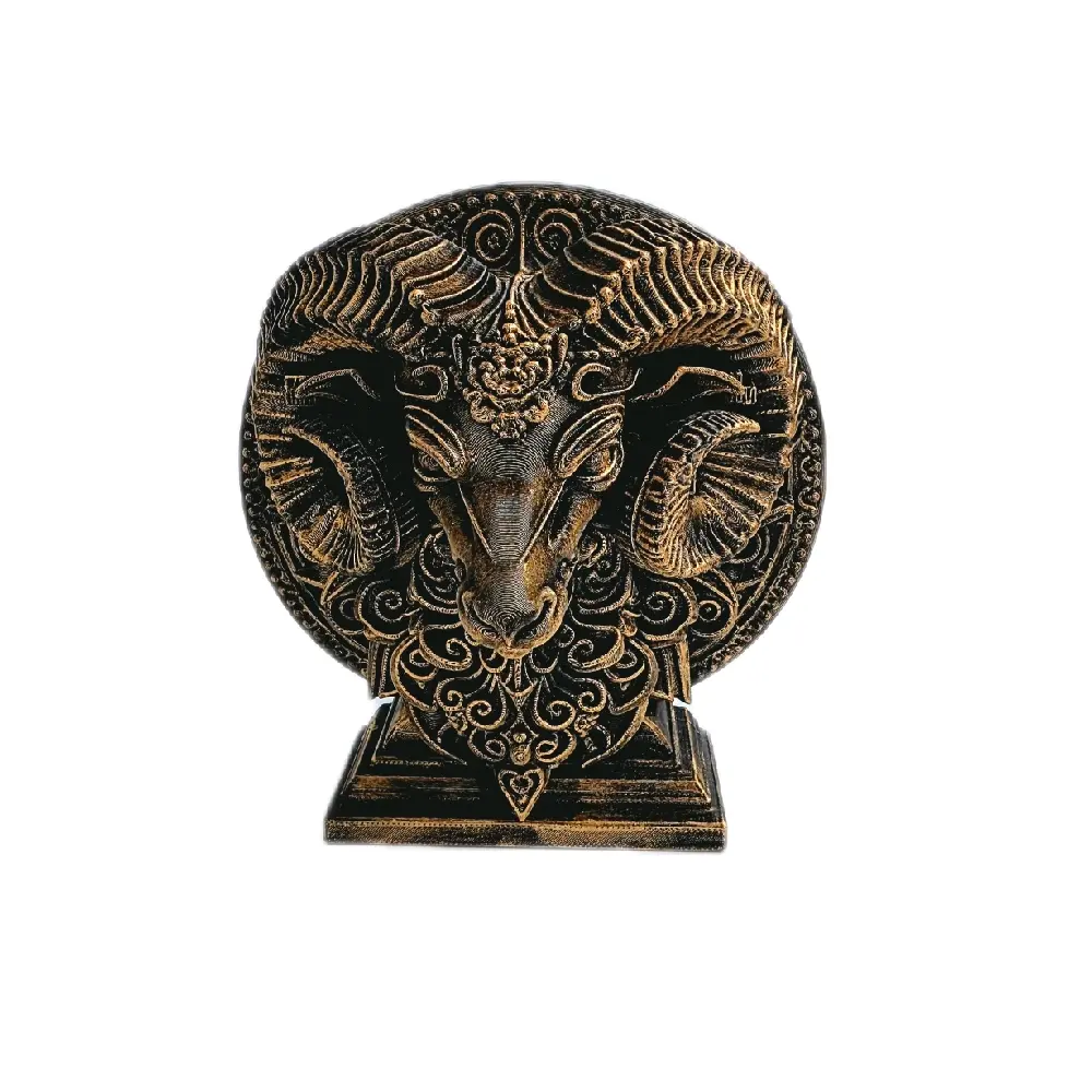 Zodiac Relic Collection Hand-Painted Antique Gold 3D Printed Statue. Choose Your Sign or Complete Set