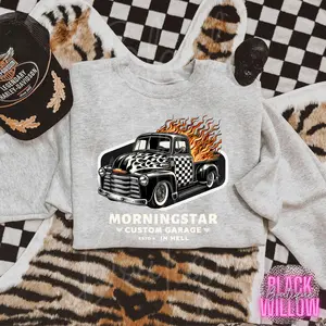 Rad Hot Rod Tee Or Sweatshirt