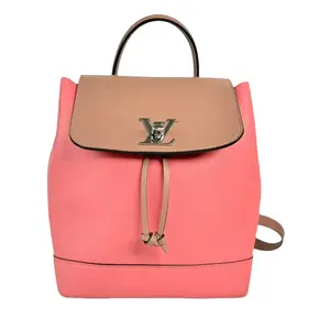 Pre-owned Louis Vuitton Leather Backpack Bi Color Lockme Backpack