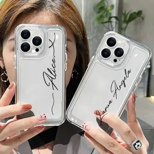 DIY Custom Name Letter Case For Samsung S25 S24 Ultra S23 S22 Plus A56 A36 A26 A55 A54 A53 A52 A35 A34 A33 A16 A15 A14 A13 Cover