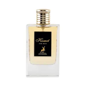 Alhambra Kismet For Men Perfume Spray Regular Edition 100ml Elegant Gold & Black Label Masculine Confidence Fragrance