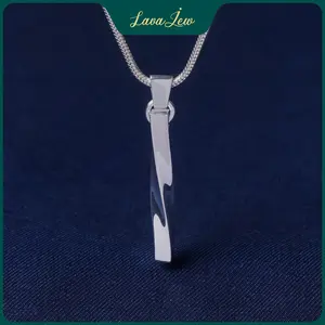 LavaJewelry Apollo Necklace, 925 Silver Pendant & Chain Necklace, Necklace for Men