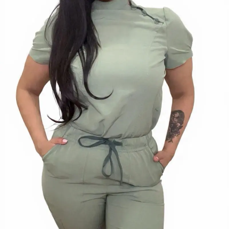 Chinese inspired scrubs