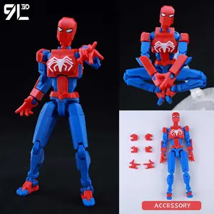 9L3D Printed Lucky Dummy 13 Jujutsu Kaisen Fushiguro Toji Anime Multi-Jointed Shapeshift Toys Action Figures Mannequin Model