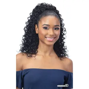 Organique Drawstring Ponytail - Sunny Deep 14"