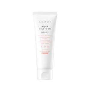 S.NATURE Aqua Rice Foam Cleanser 80ml- Facial Cleanser for Skincare - Suitable for All Skin Types