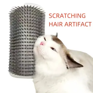 Cat Scratching Hair Tool Cat Removing Floating Hair Scratching Face Cat Scratching Board Wall Corner Massage Self Hi Toy
