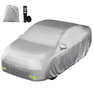 Mockins 190”x75”x60” Silver 190T Polyester Sedan Car Cover
