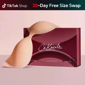 Cékacile Cleavage Bra - Seamless Sculpting Bra with Silicone Cups for Full Cleavage Reusable Matte Finish Ideal for Strapless & Backless Tops Womenswear Basic push Best Gifts for Girlfriends, Wife