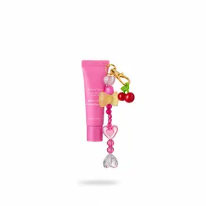 DIY Charm Toolkit for Creative Beads & Zodiac Signs Lipgloss Keychain Kit with Easy Assembly Instructions and Nail Keyring