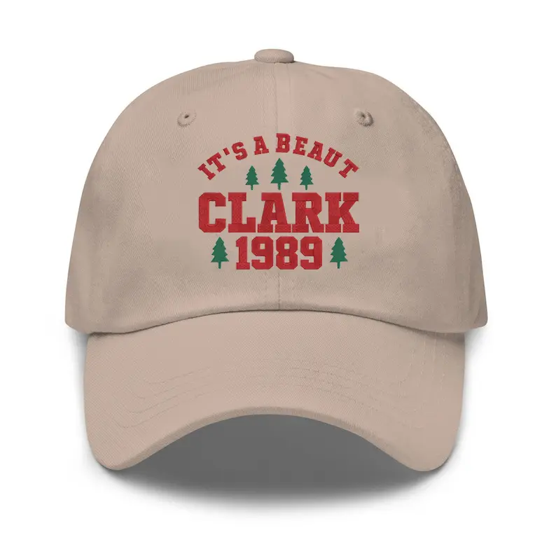 It’s a Beaut Clark Embroidery Cap, Funny Christmas Quote Embroidered Hat, Holiday Movie Dad Cap, Xmas Gift, Sun Protection Baseball Cap for men woman