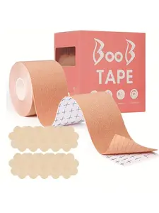 Disposable Bra Sticker, Flower Shape Design Nipple Cover & Boob Tape for Daily Use, Women's Lingerie Accessories