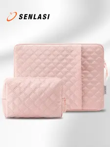 Senlasi 13-16 Inch Laptop Case Sleeve, Compatible with Macbook Hp Dell Asus Acer, Portable Carrying Laptop Sleeves with Accessory Pouch