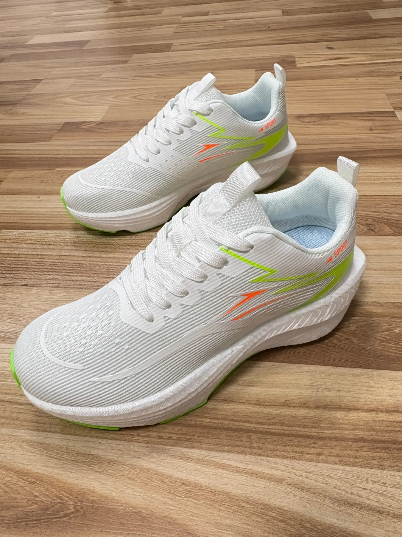 White&Orange&Green
