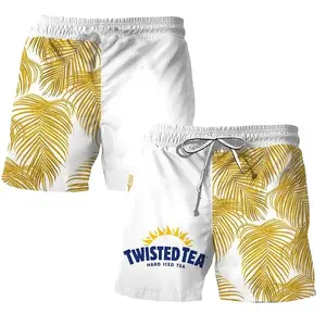 Full Print Tw!sted Tea Tropical Hawaiian Shorts, Summer Hawaiian Shorts, Gift for Men Women