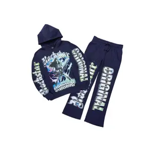 Nyxx Navy Hoodie/Baggy Pant Track Set