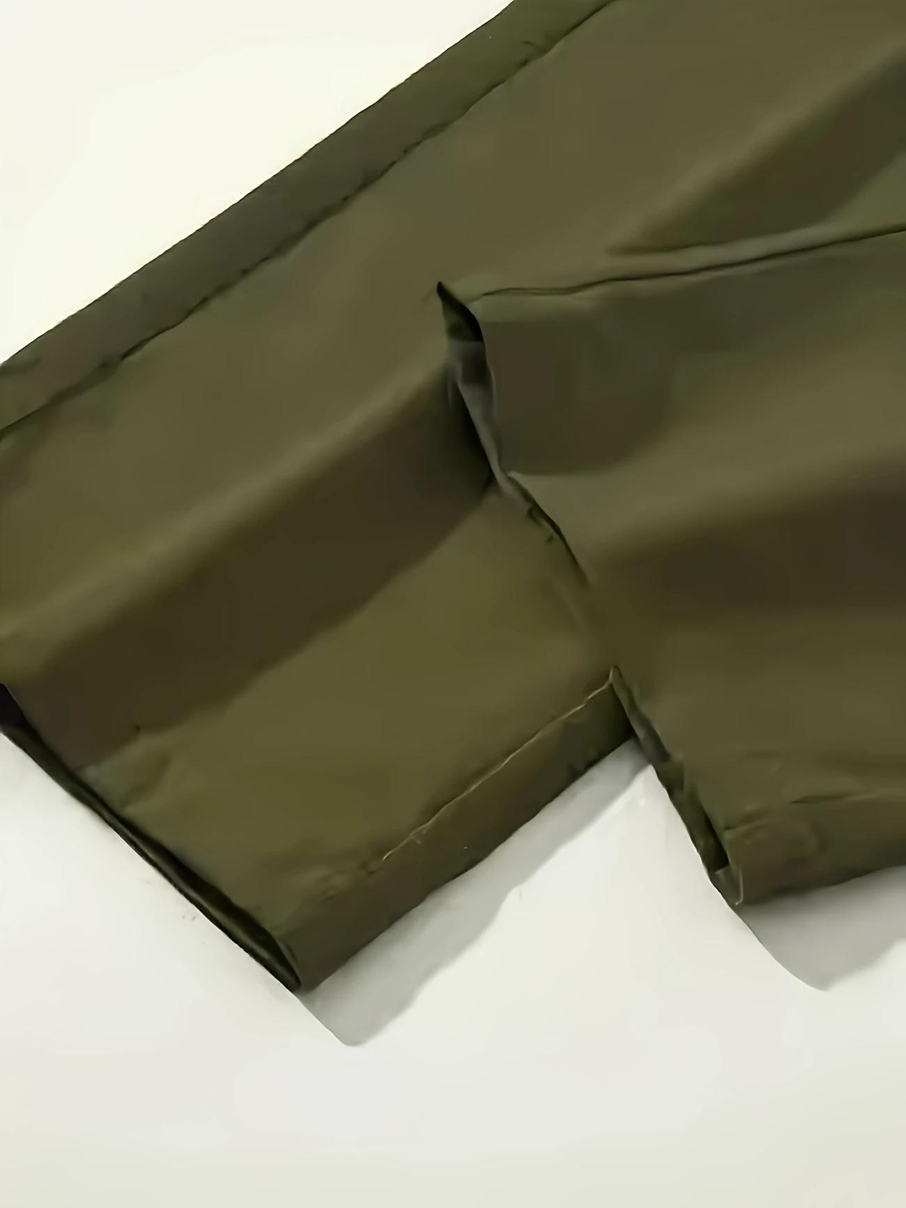 3-Pack Men's Casual Cargo Pants Zipper Detail Multi-Pocket Durable Work Trousers