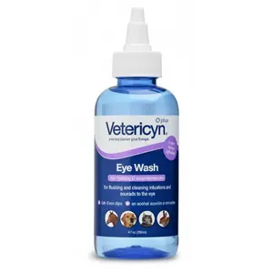 Vetericyn Plus Eye Wash - Antimicrobial Relief for Dogs, Cats, and Horses - Soothes Irritation & Removes Tear Stains
