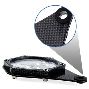 Fast-Install Motorcycle License Plate Holder, Tool-Free Installation, Stable Anti-Vibration, Replacement Parts, Durable Material