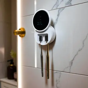 Dual UV-C Toothbrush & Razor Sanitizer (Removable Insert)