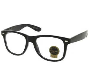 Klark Kent Designer Inspired Non-Prescription Glasses - Plastic Frame Fashionable Edge for Everyday Wear