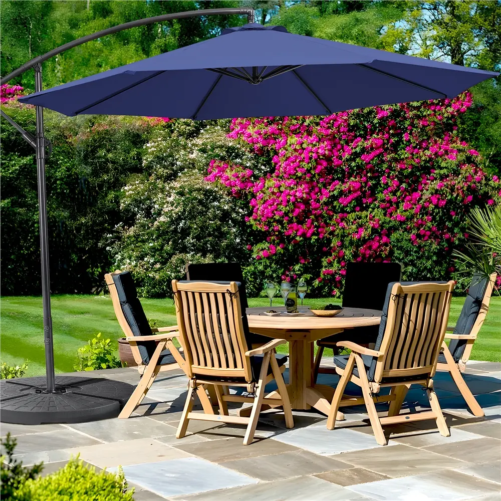 11-ft auto-tilt octagon patio umbrella Um8120-4846-dwv-treasure Garden-Market Collection main image 1