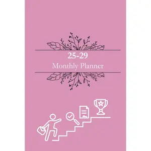 2025-2029 5-Year Planner - Plan. Create. Achieve.: Monthly Calendar, Goal Setting & Vision Board Hardcover – November 8, 2024