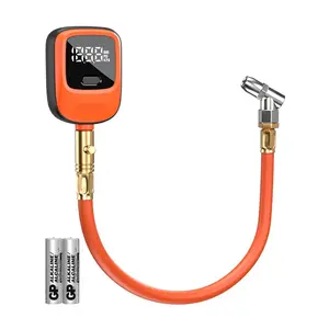 T600 Digital Tire  Gauge 0-250 PSI, ANSI B40.7 2A Grade (Plus-Minus 1%),Tire Gauge for Tire  with Rubber Hose, Replaceable