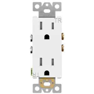 Enerlites 61501-TR-W Residential White Decorator Outlet 15A-125
