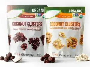 Simply Nature Organic Coconut Clusters – Pick Your Flavor: Dark Chocolate or Pumpkin & Seed Mix | Gluten-Free, Non-GMO Snacks – 10 oz (284g) Individual or Bundle Packs