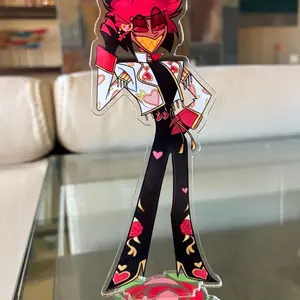 Hazbin Hotel Alastor Acrylic Standee Valentines Outfit | 6"