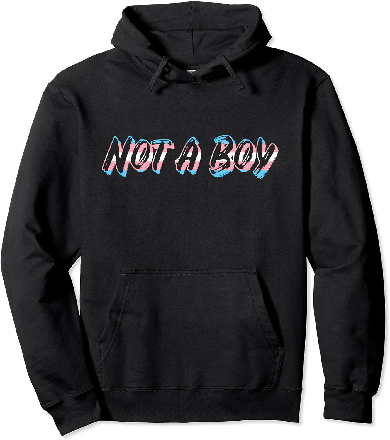 Not a Boy MTF Trans Pride for Women Transgender Pullover Hoodie - Jaheimca Shop 90B0B15CJ4DT