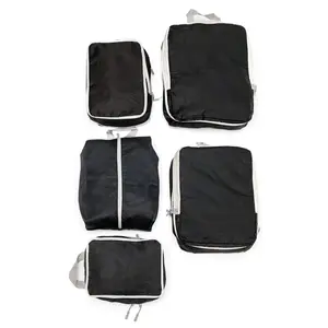 It Girl Travel Collection Suitcase Organizers In Black